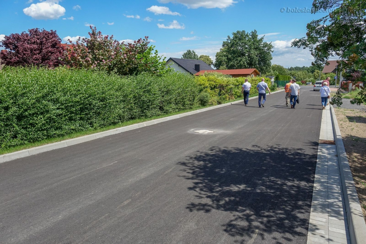 Zakończone prace przy ulicach Bazaltowej i Zabobrze w Bolesławcu