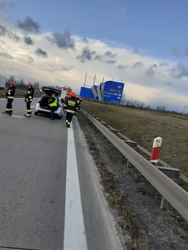 Akcje Ochotniczej Straży Pożarnej w Krzyżowej