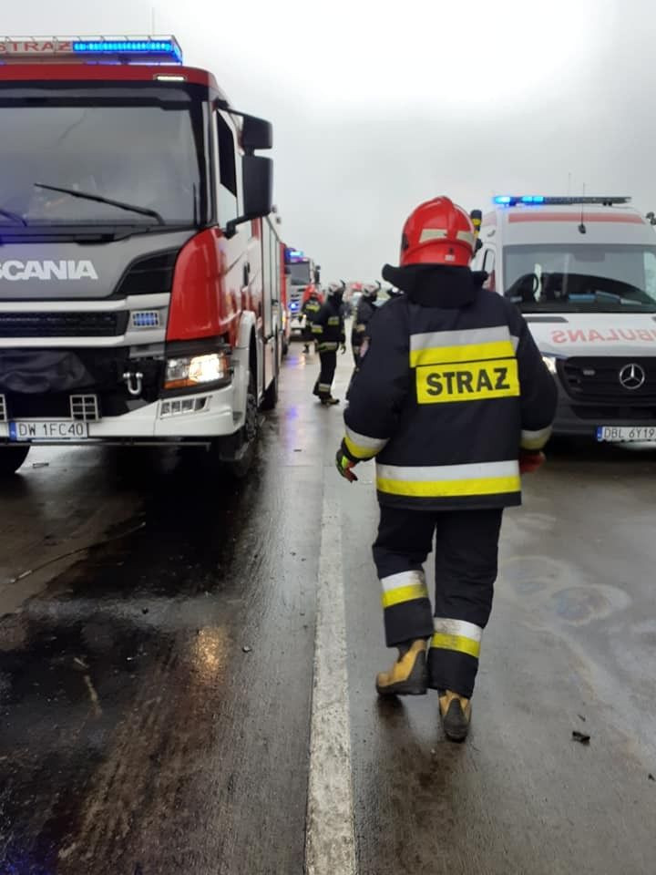 Akcje Ochotniczej Straży Pożarnej w Krzyżowej