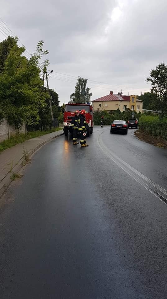Akcje Ochotniczej Straży Pożarnej w Krzyżowej