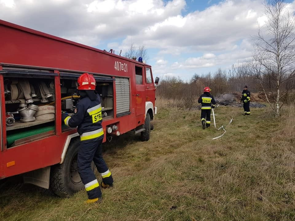 Akcje Ochotniczej Straży Pożarnej w Krzyżowej