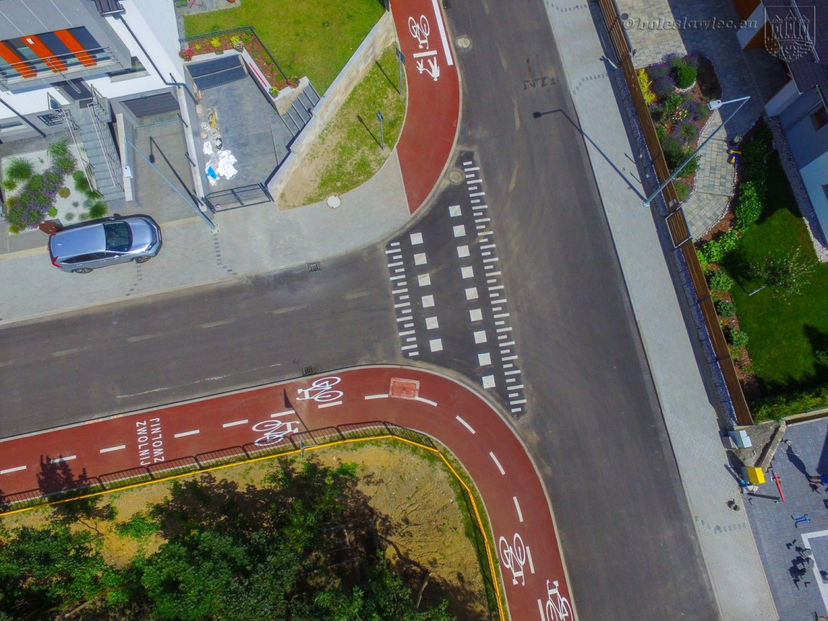 Budowa drogi przy ulicy Jagiellonów w Bolesławcu zakończona