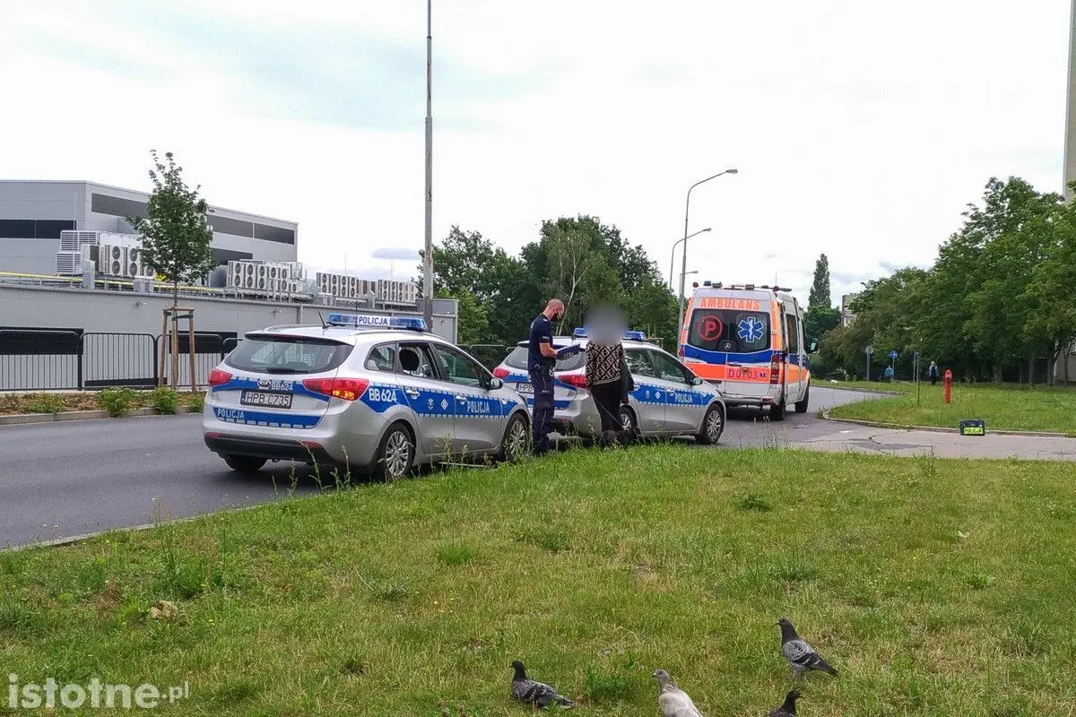 Akcja służb przy ulicy Staroszkolnej w Bolesławcu