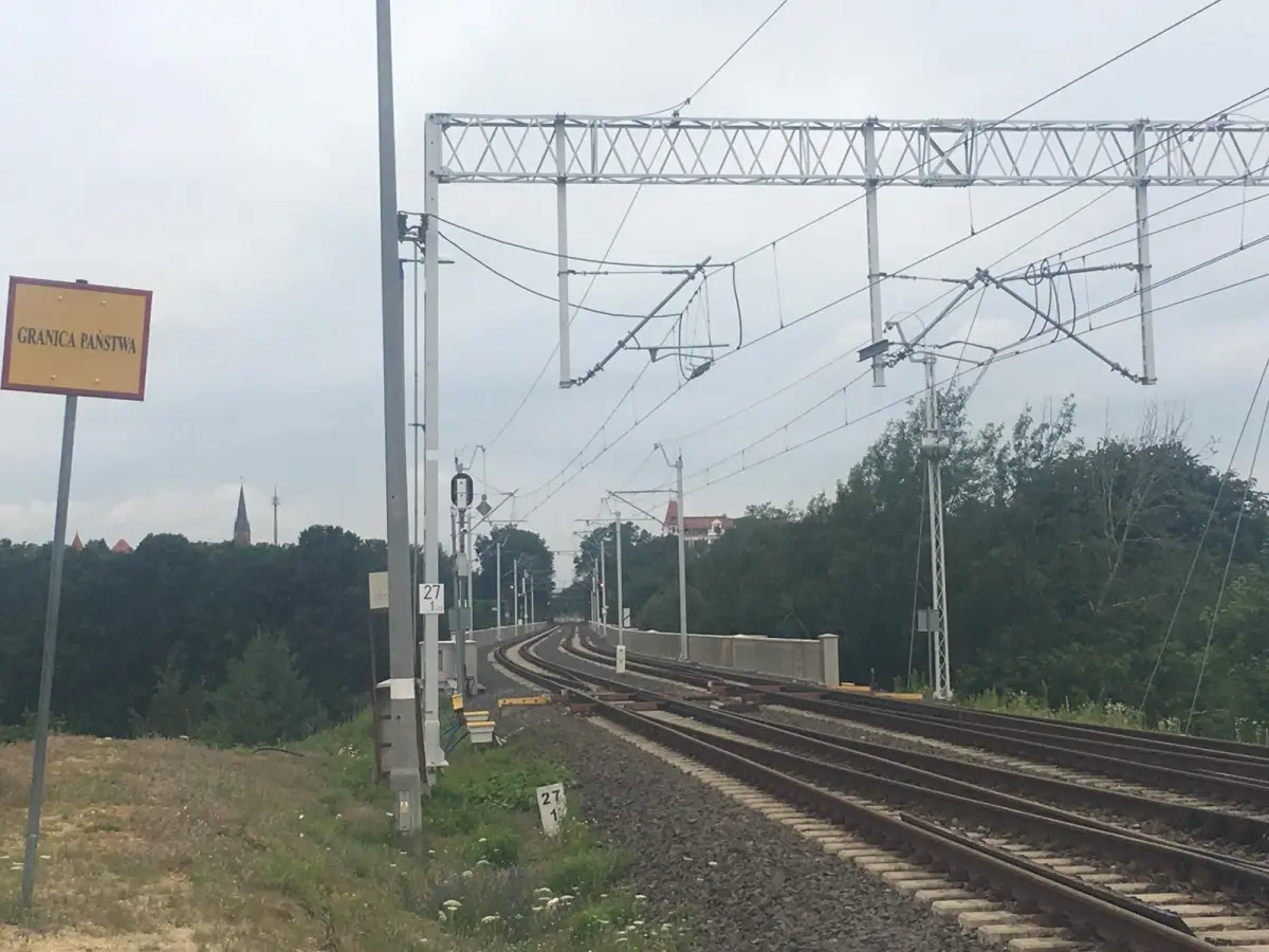 Akcja straży granicznej na moście w Zgorzelcu