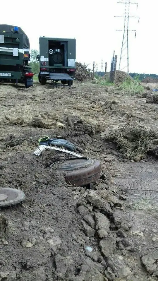 Akcja Patrolu Saperskiego Bolesławiec na os. Zabobrze w Jeleniej Górze