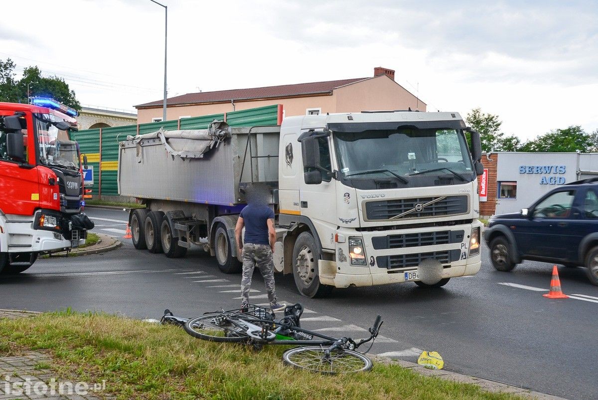 Wypadek na Wróblewskiego w Bolesławcu