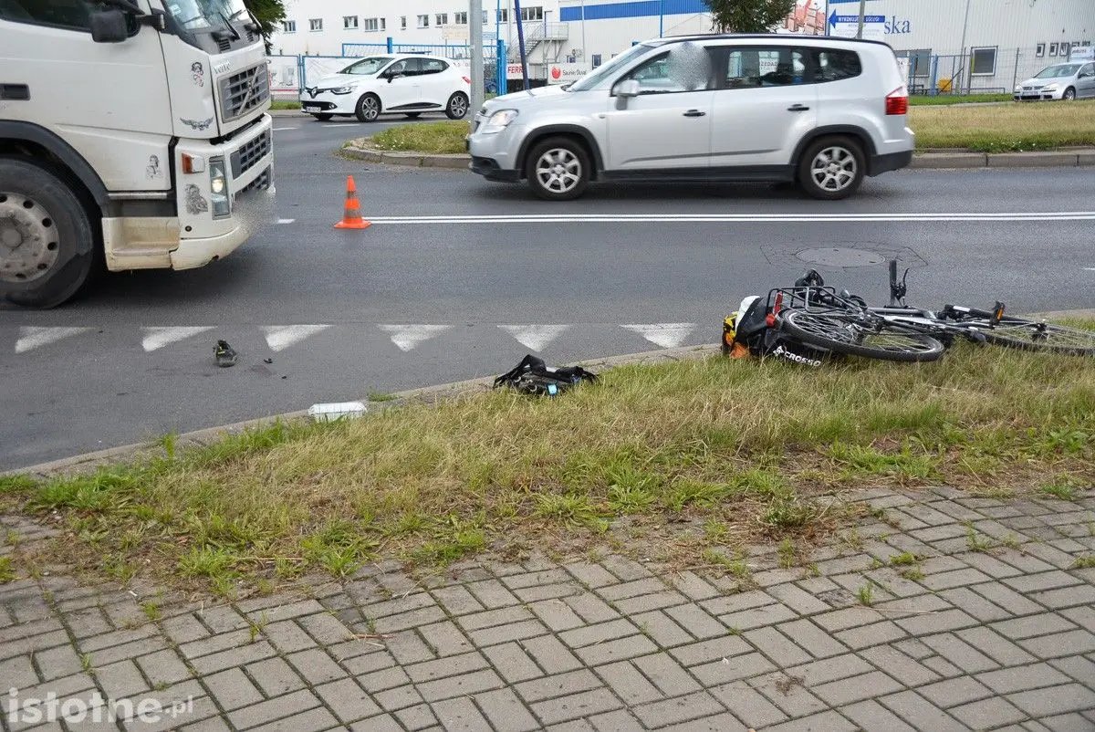 Wypadek na Wróblewskiego w Bolesławcu