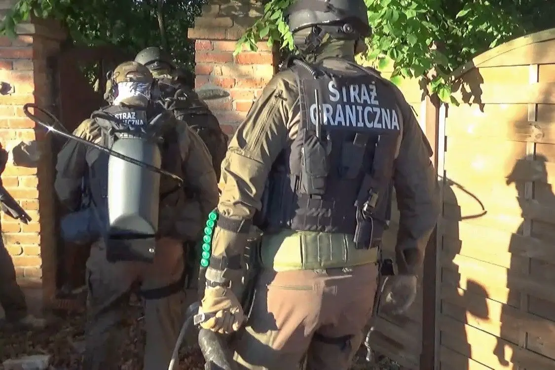 Akcja funkcjonariuszy Straży Granicznej i Centralnego Biura Śledczego Policji