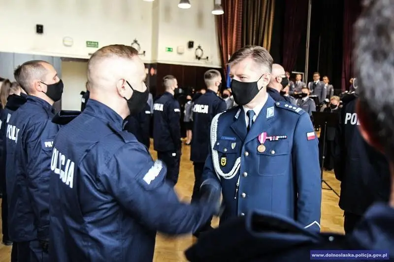 Uroczystość ślubowania policjantów