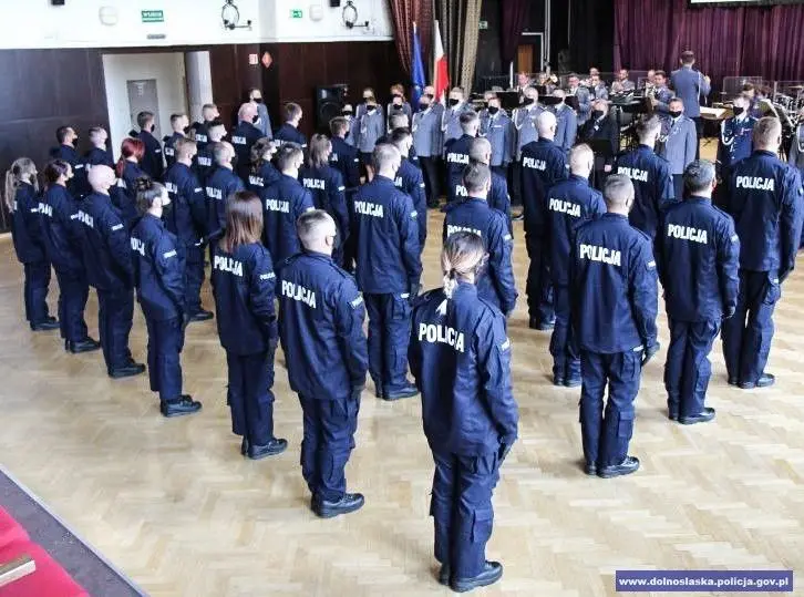 Uroczystość ślubowania policjantów