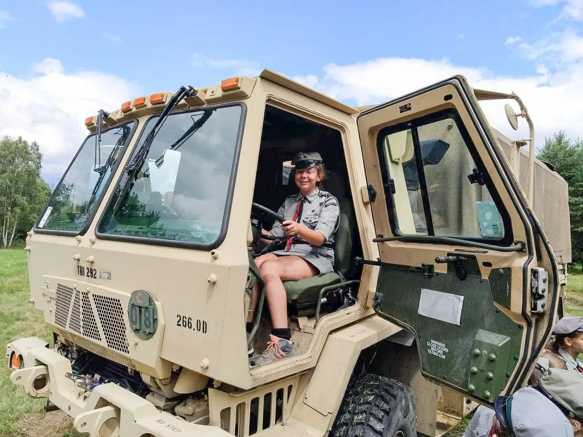 US Army soldiers visit Bolesławiec scouts