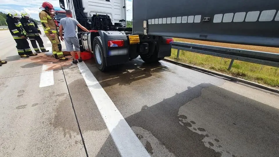 Akcja służb na A18