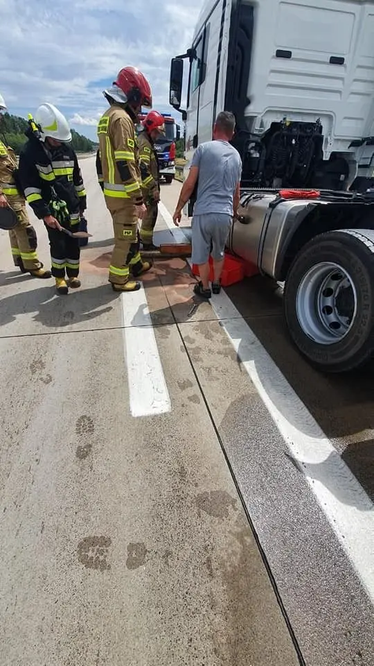 Akcja służb na A18