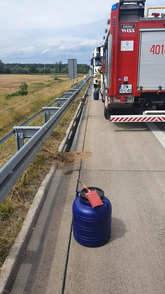 Akcja służb na A18