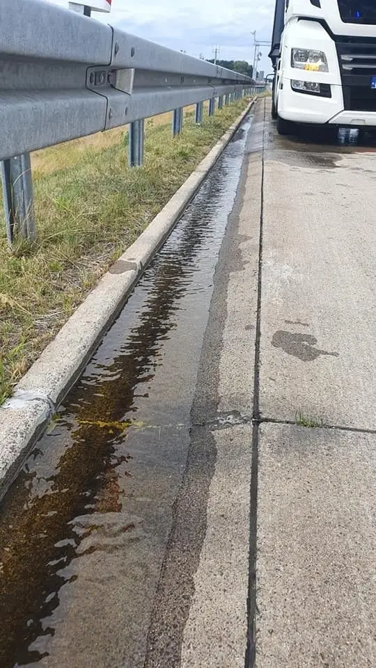Akcja służb na A18