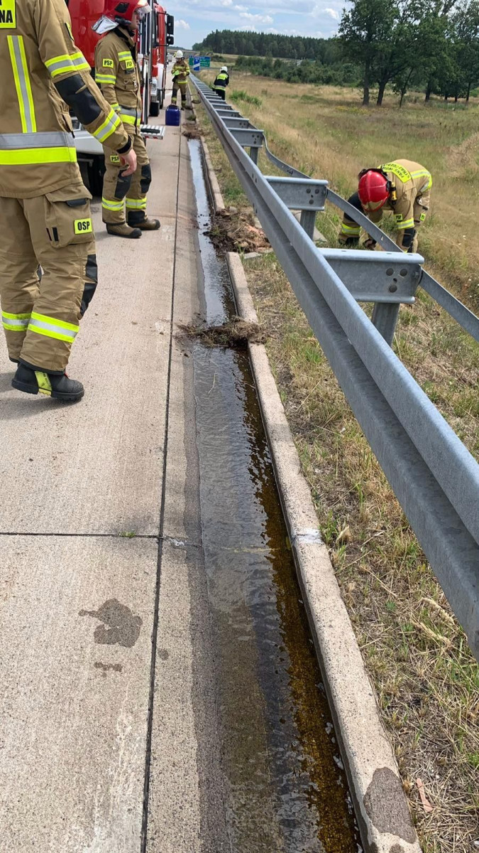 Akcja służb na A18
