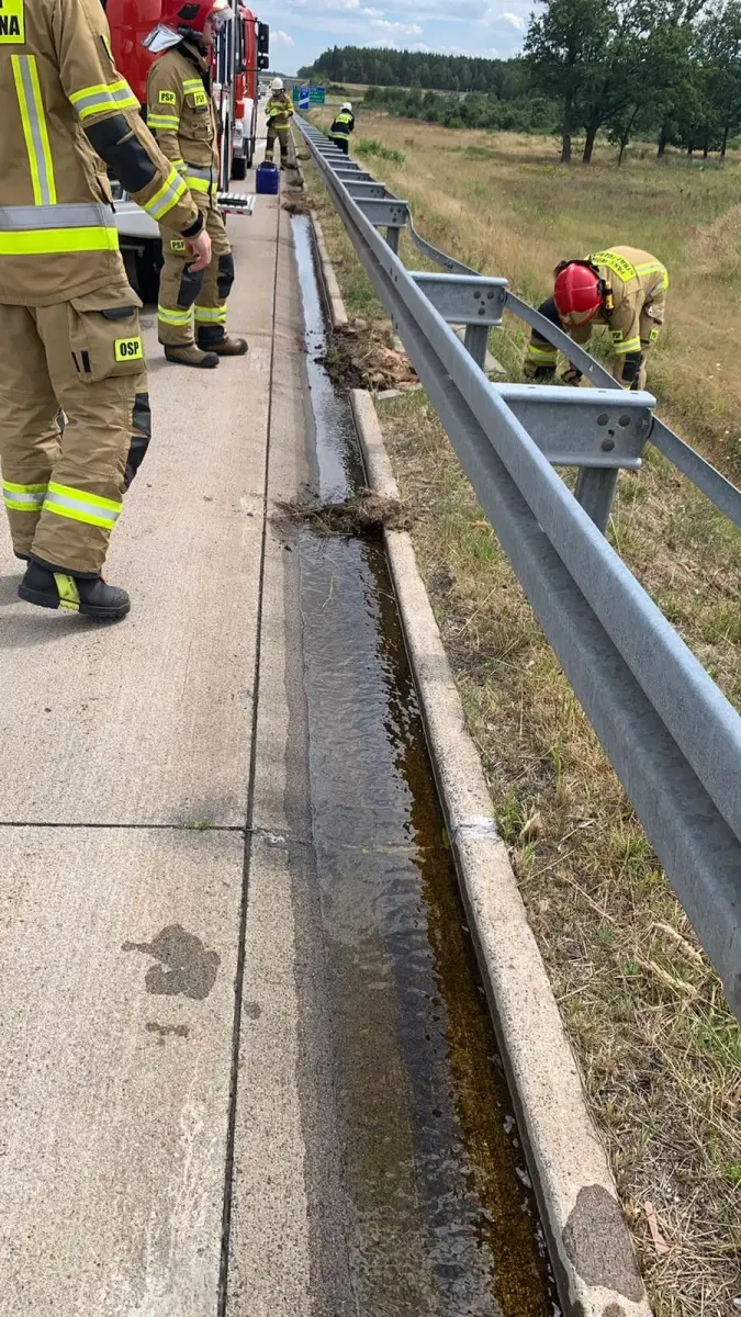 Akcja służb na A18