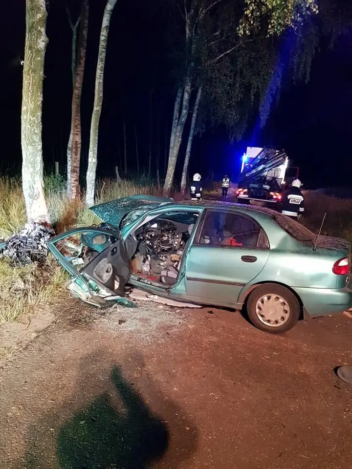 Wypadek w Łące (gmina Bolesławiec, powiat bolesławiecki)