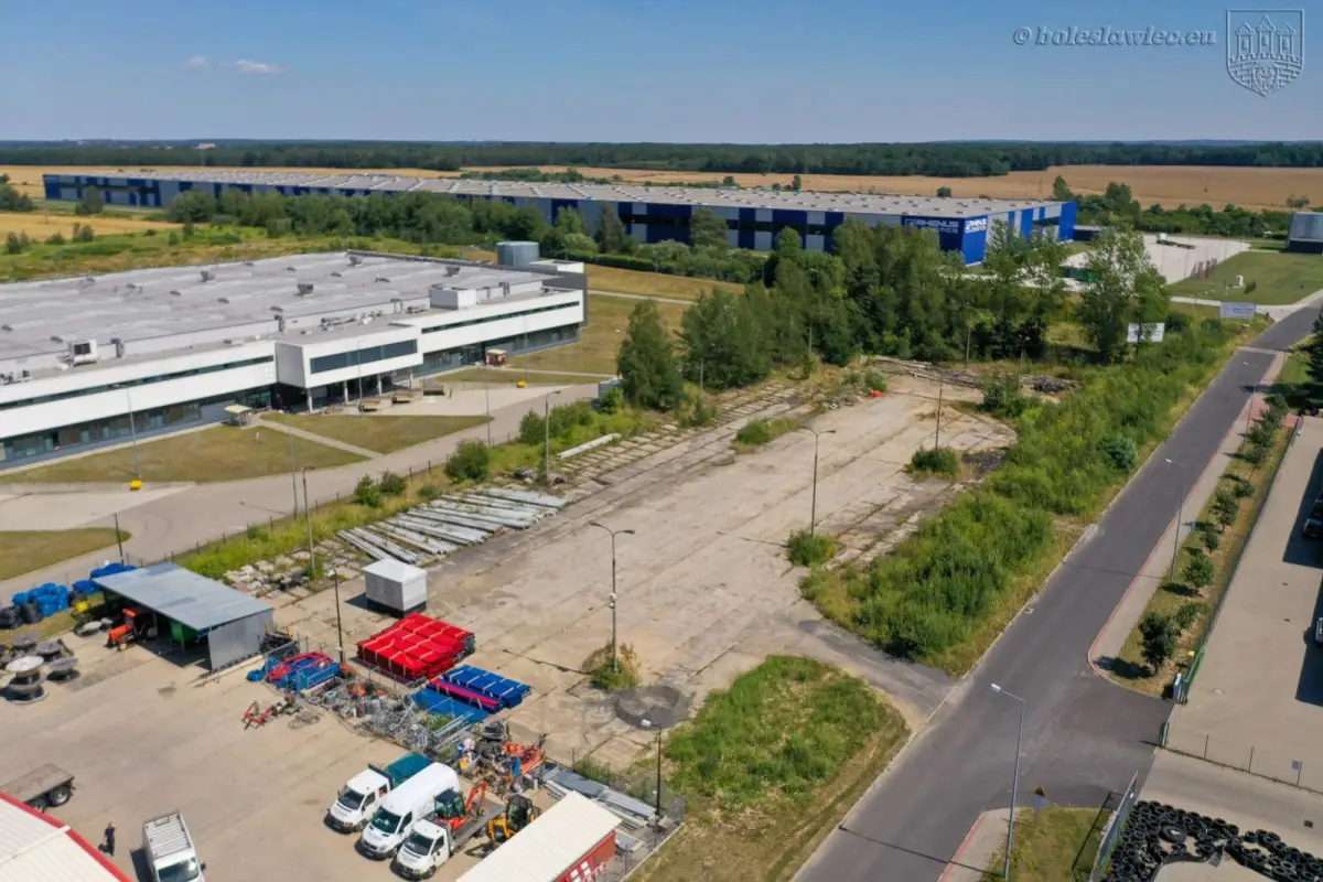 Działka na której powstanie nowa siedziba KP PSP Bolesławiec