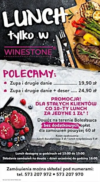 Lunch w Winestone