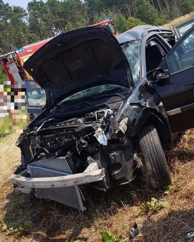 Auto wypadło z A4