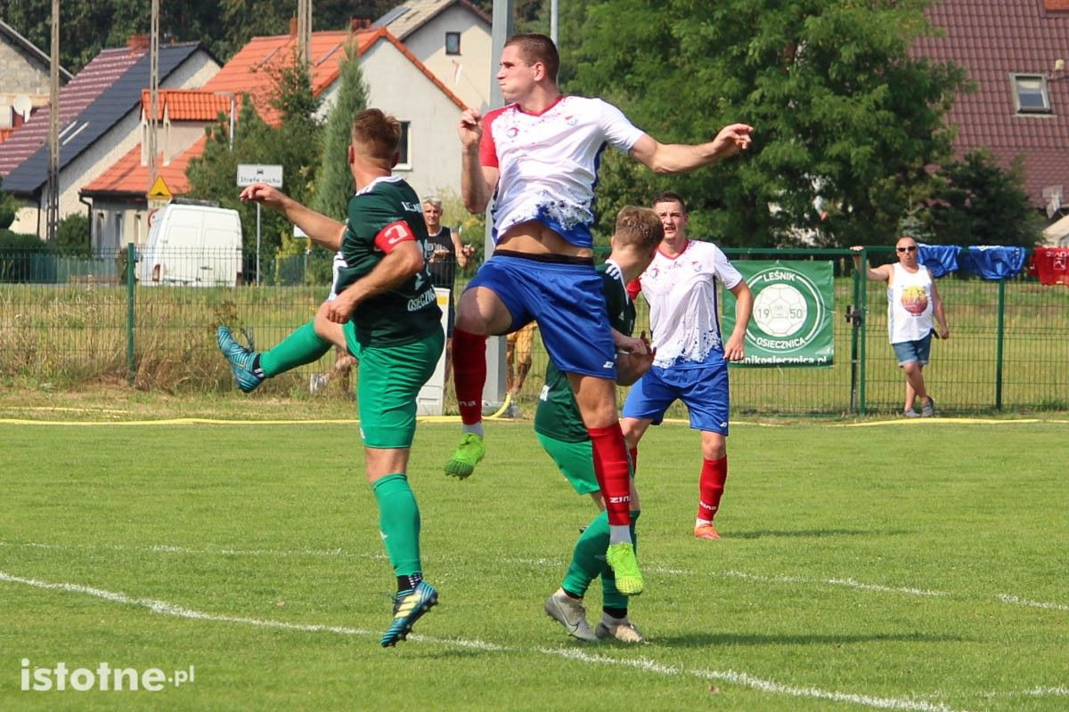 Leśnik Osiecznica remisuje z Odrą Ścinawa