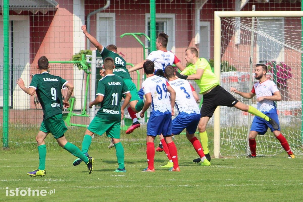 Leśnik Osiecznica remisuje z Odrą Ścinawa