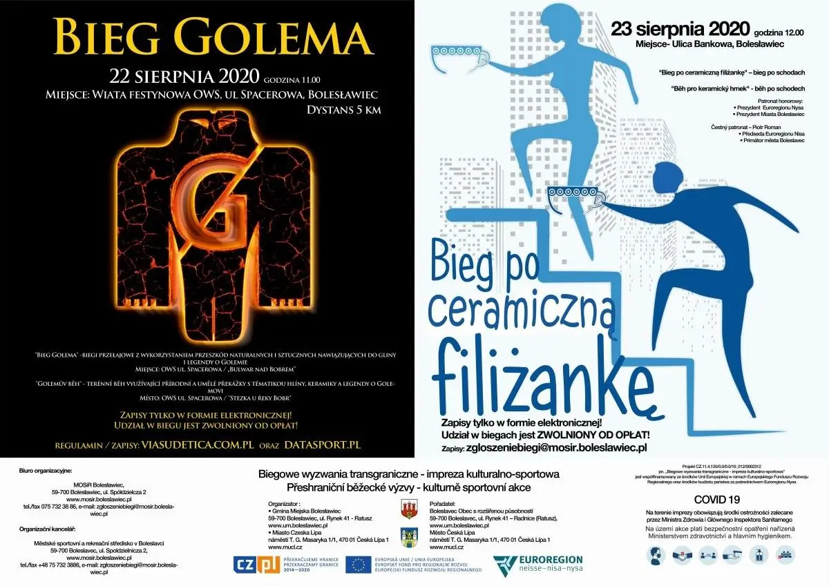 Imprezy biegowe - plakat
