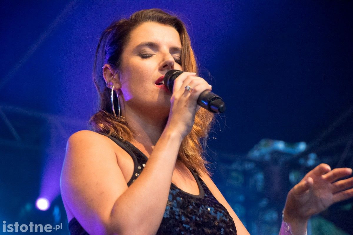 Występ Kamili Bakalarczyk-Kruk wraz z zespołem Tribute to Roxette w Bolesławcu