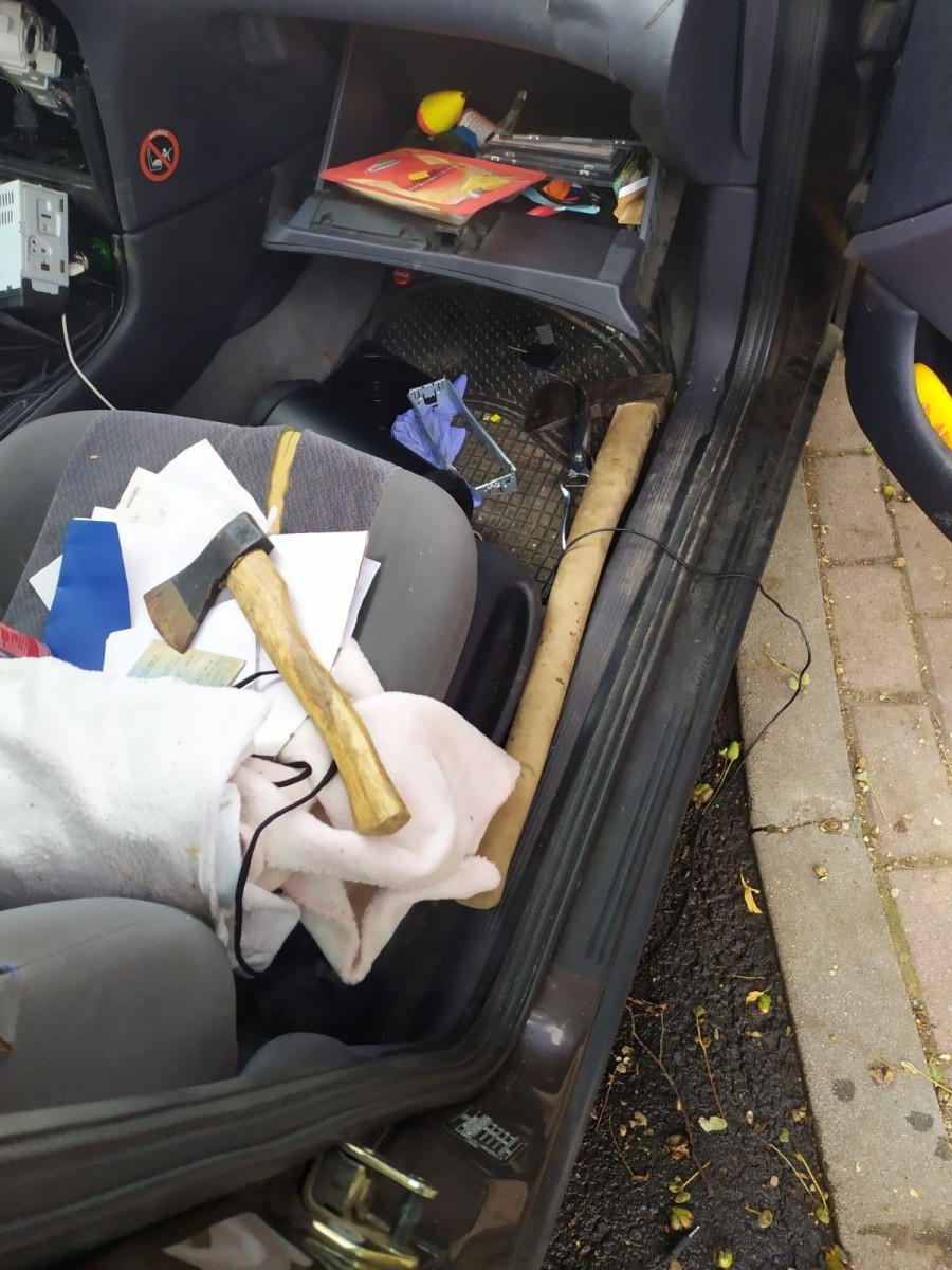 Policyjny pościg w Lubomierzu (powiat lwówecki)