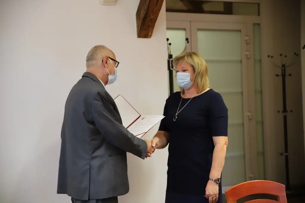 Spotkanie wójta Andrzeja Dutkowskiego z przedstawicielami placówek oświatowych w gminie Bolesławiec