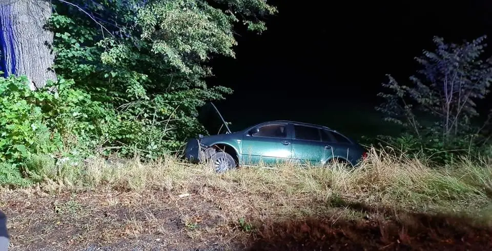 Wypadek na drodze między Rakowicami Małymi a Ocicami
