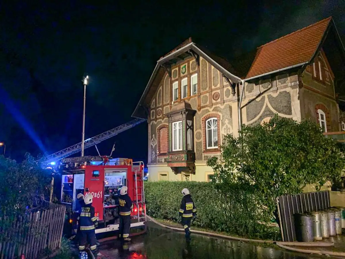Pożar w Czernej