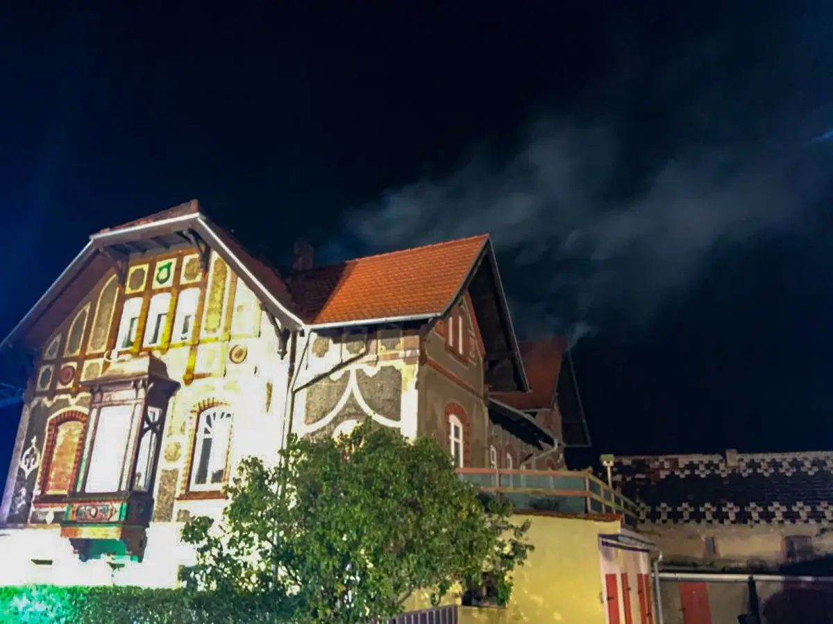 Pożar w Czernej