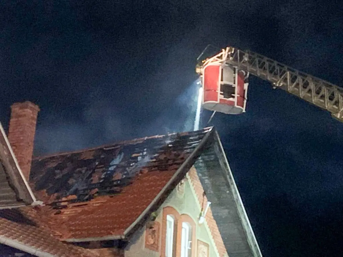 Pożar w Czernej