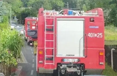 Wybuch i pożar w Tomaszowie Bolesławieckim