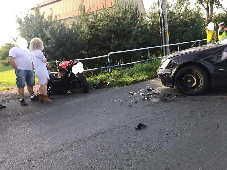 Akcja służb w Ocicach (gmina Bolesławiec, powiat bolesławiecki)