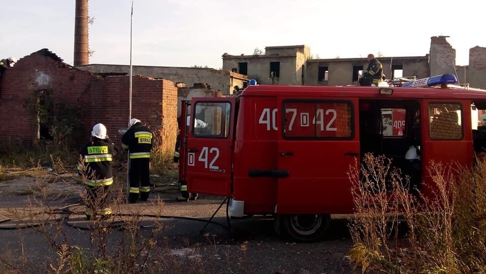 Kolejna interwencja straży w byłej klinkierni w Nowogrodźcu