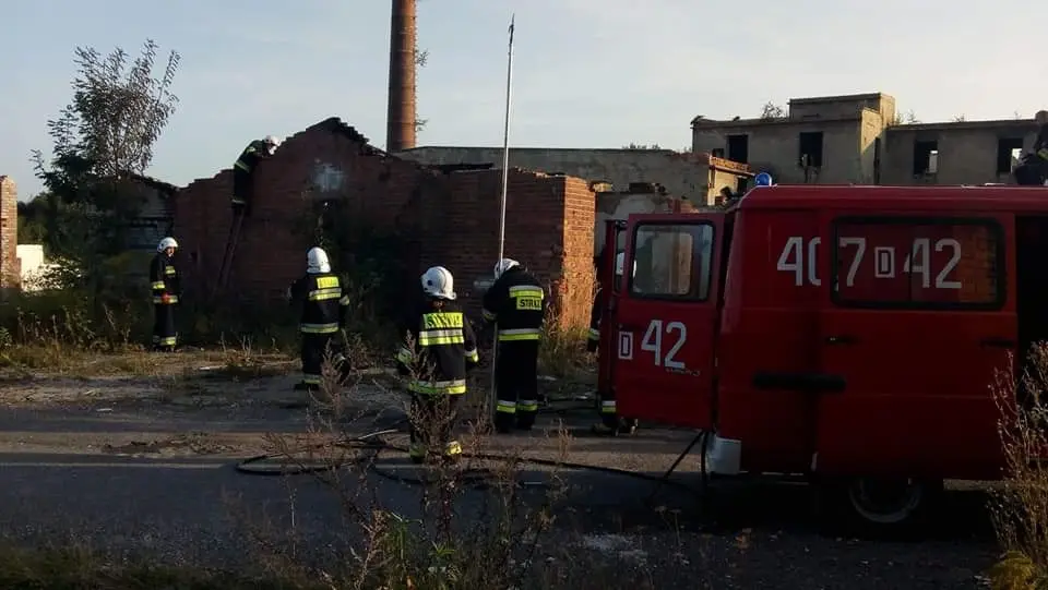 Kolejna interwencja straży w byłej klinkierni w Nowogrodźcu