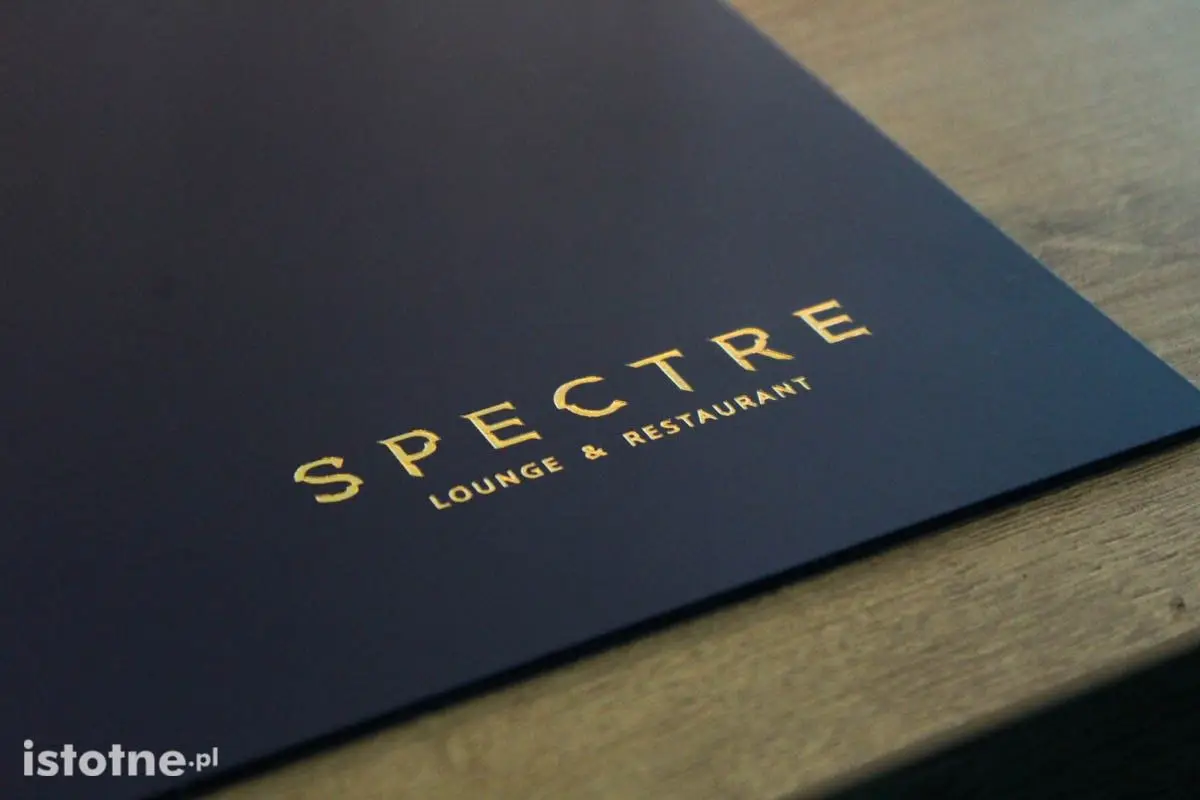 Restauracja Spectre już otwarta