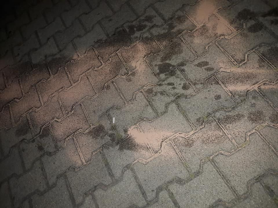 Akcja straży pożarnej przy ul. Asnyka w Nowogrodźcu (powiat bolesławiecki)