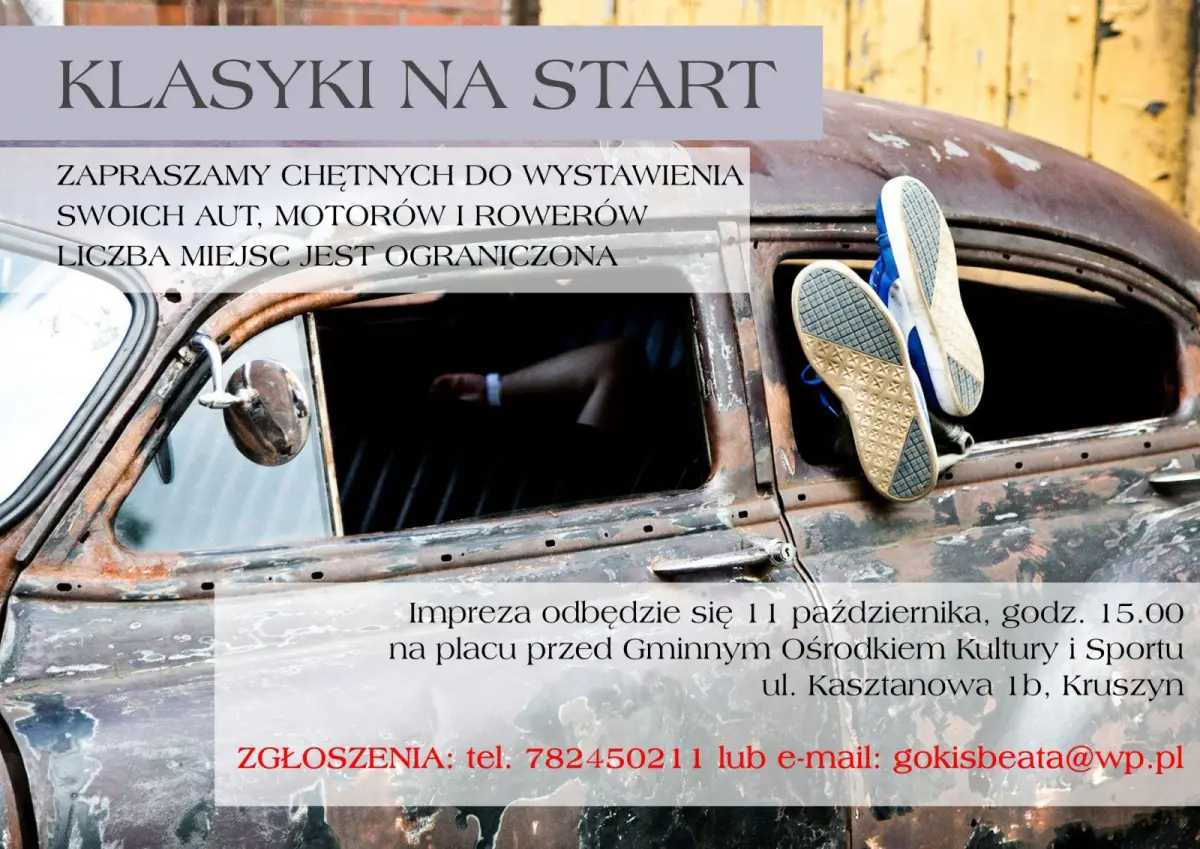 Baner zapowiedzi imprezy