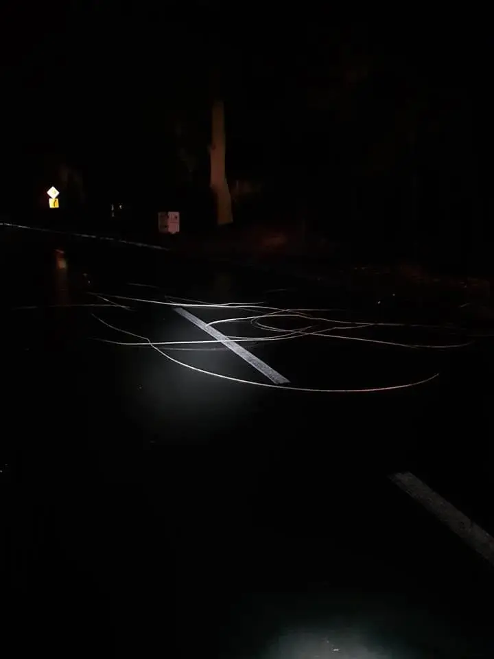 Nocna akcja straży w Krzyżowej