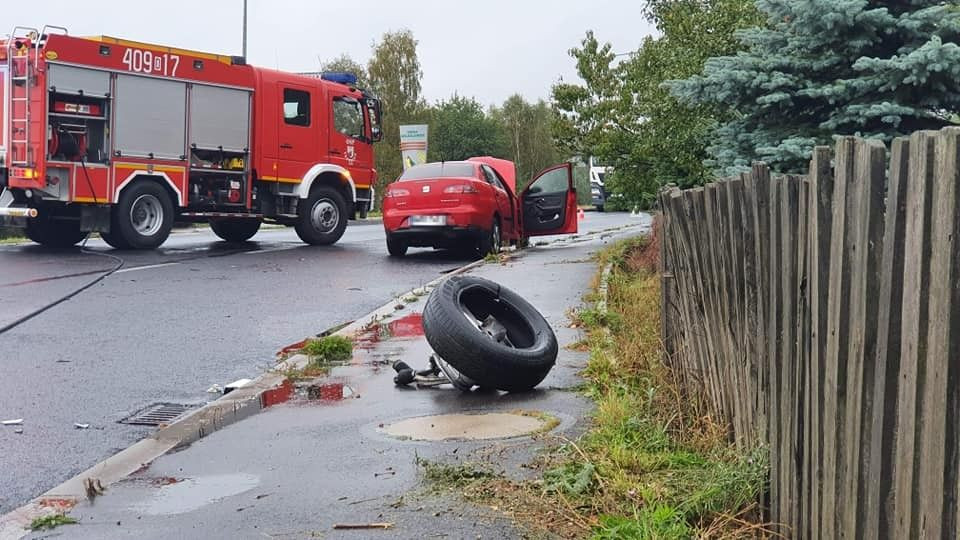 Akcja służb w Kozłowie (gmina Bolesławiec, powiat bolesławiecki)