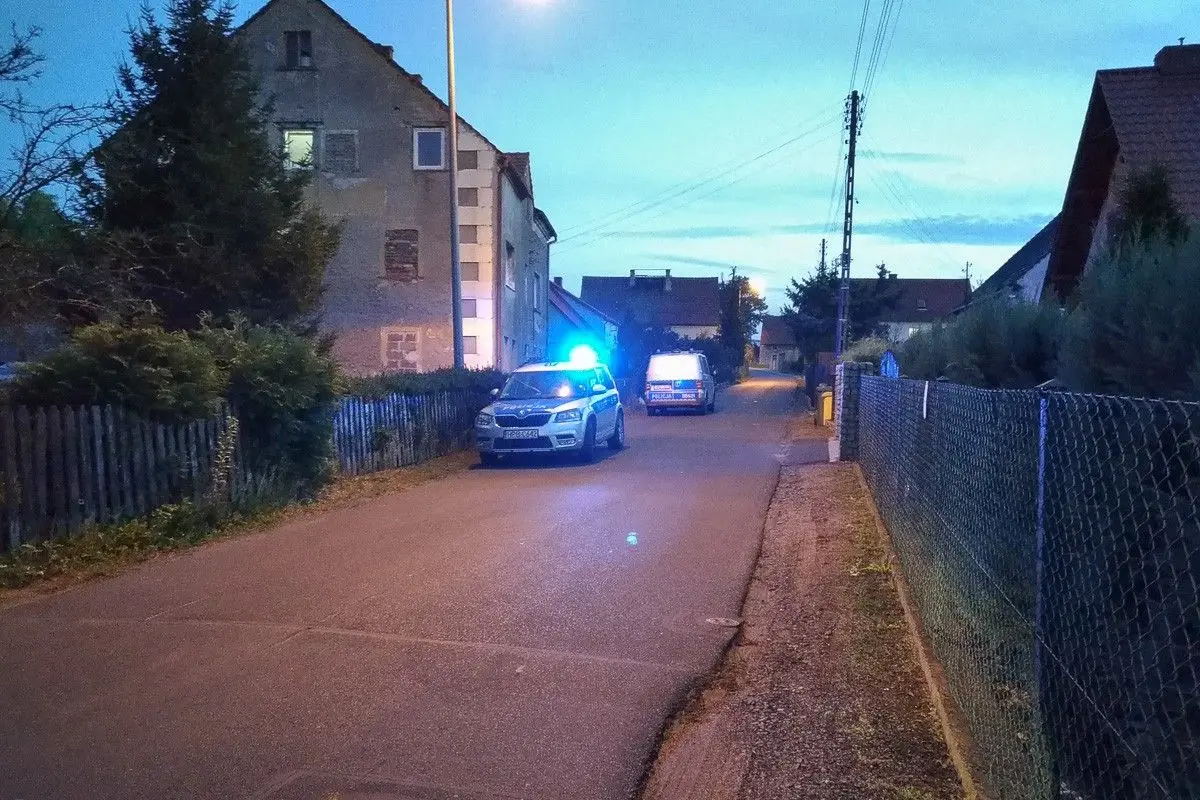 Interwencja policji w Łaziskach