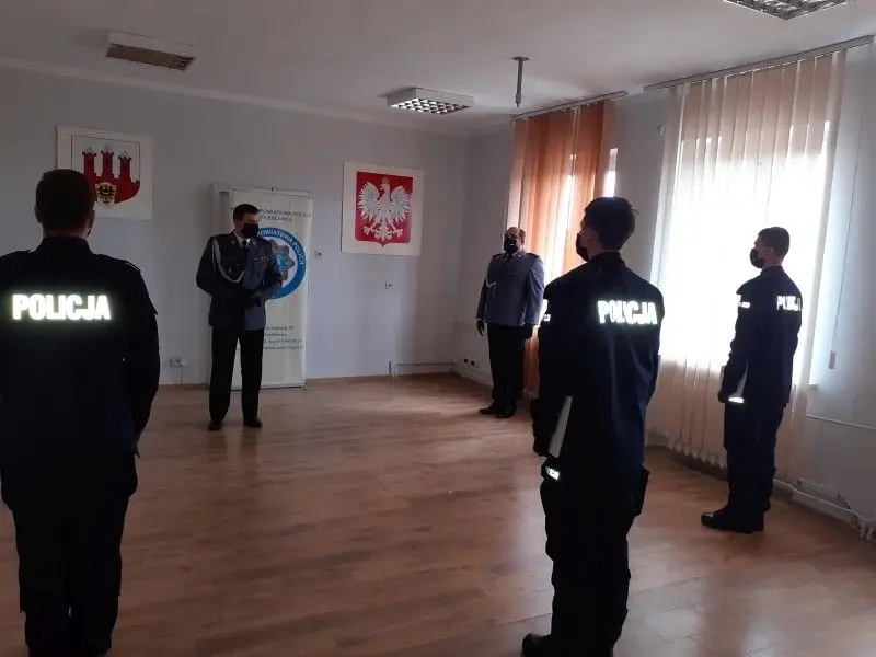 Ślubowanie nowych policjantów z KPP Bolesławiec