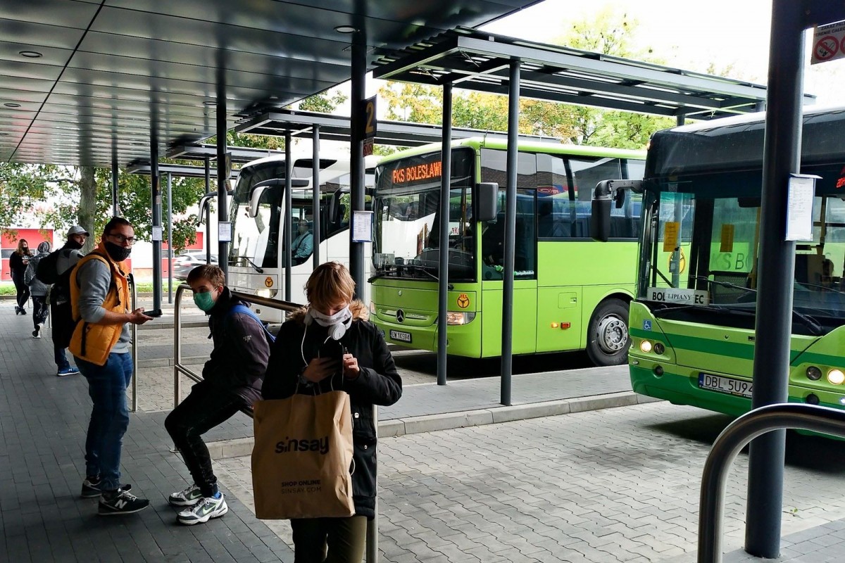 PKS Bolesławiec i Straż Miejska wspólnie w akcji: noś maskę!