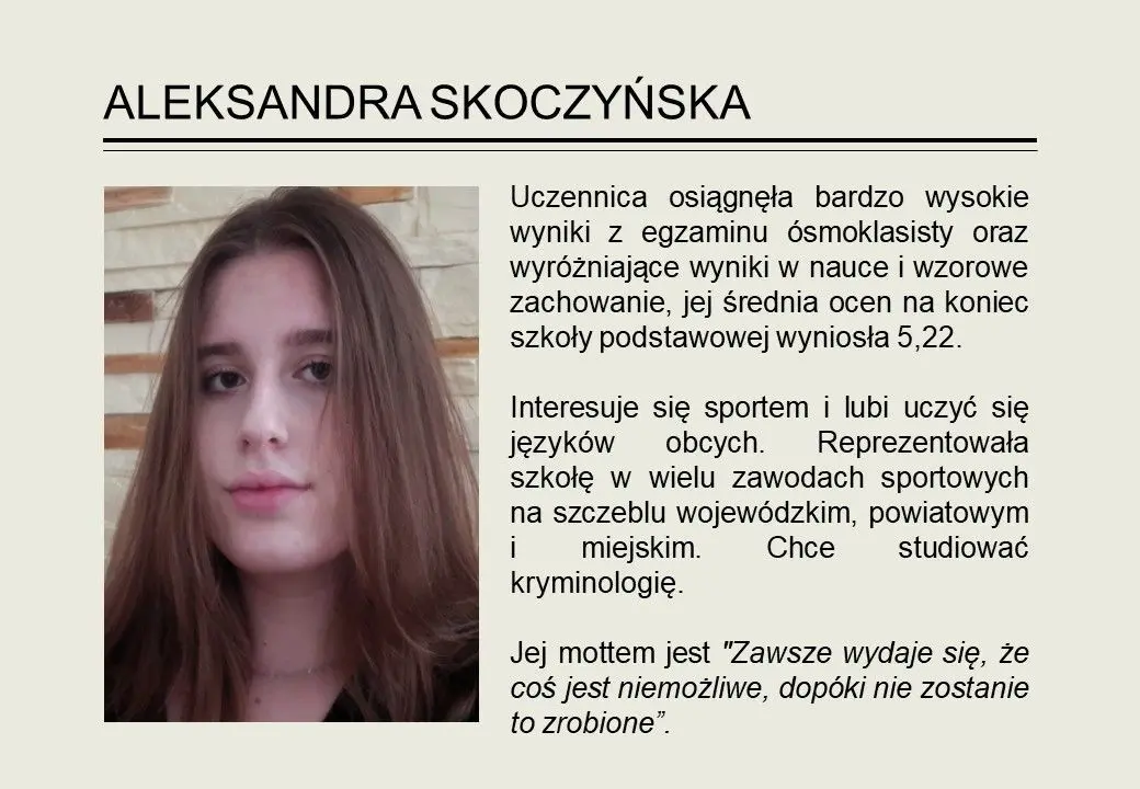 Wybitnie utalentowani absolwenci szkół z Nagrodą Prezydenta