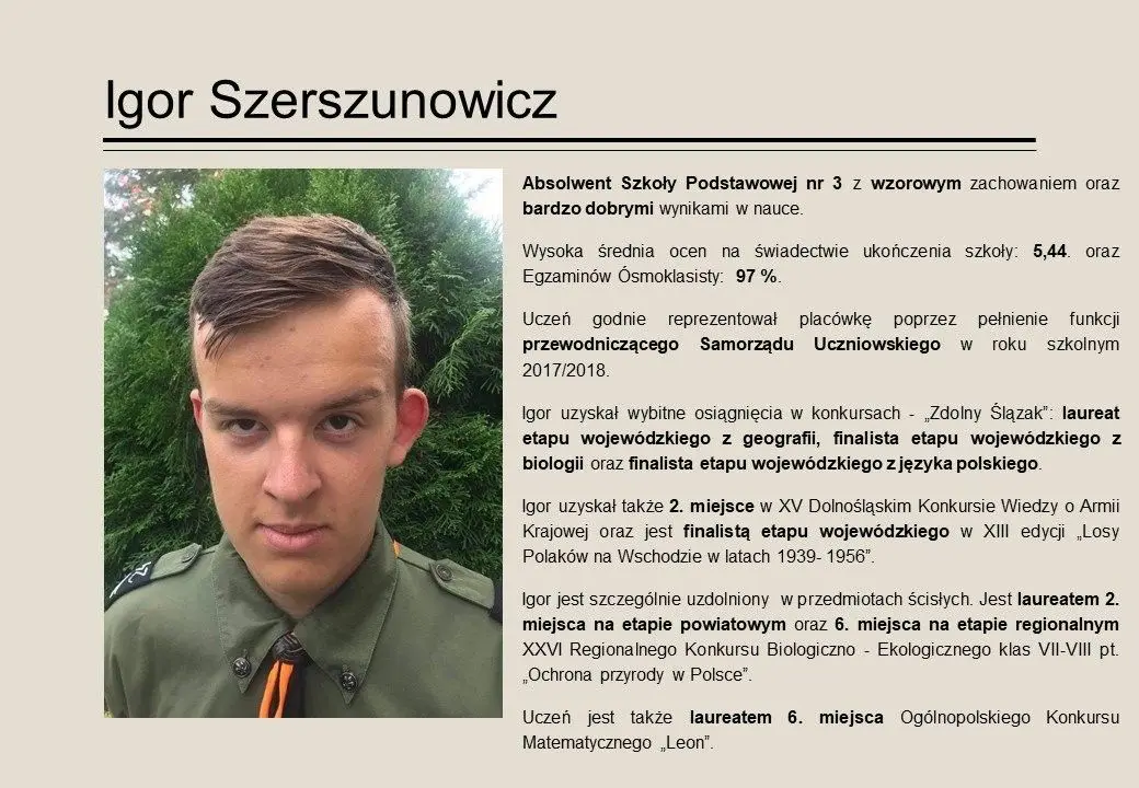 Złota Setka Bolesławieckich Talentów