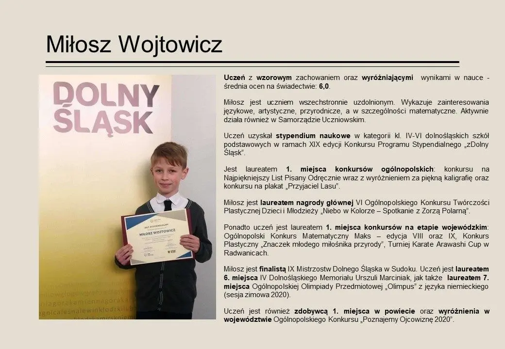 Złota Setka Bolesławieckich Talentów